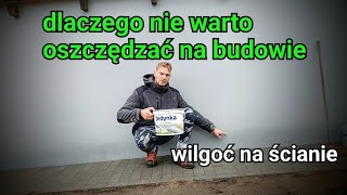 dlaczego nie warto oszczędzać na budowie  wilgoć na ścianie 😭 [upl. by Seed]