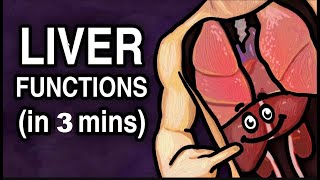 Liver Functions and Anatomy of Liver  Easy to learn  What does the Liver do [upl. by Jessi]