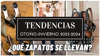 MODA  Tendencias otoño invierno 2023 2024  Los zapatos que se van a llevar [upl. by Alcina]