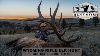 2022 Wyoming Rifle Elk hunt with Big Horn Outfitters [upl. by Nesnej640]