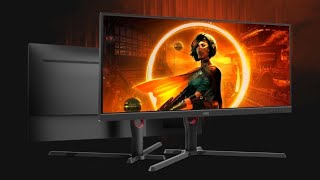 Unboxing the AOC U34G3XM gaming monitor [upl. by Yelsa]