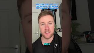 Switzerland vs Italy amp Germany vs Denmark l Todays Euros Betting Predictions 290624 footballbets [upl. by Aleetha]