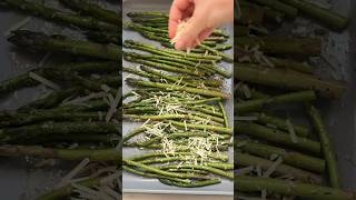 Garlic Parm Asparagus in under 20 min shorts [upl. by Okiruy922]