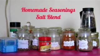 Savory Seasonings Salt Blend  quotCrazy Saltquot copycat [upl. by Eikceb129]