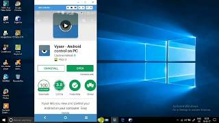 How to use android devic on pclaptop by vysorwithout internet [upl. by Nahraf]