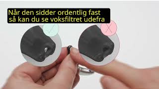 Sådan renser og skifter du eartips på dit Rexton høreapparat  REXTON Hearing Aids [upl. by Desimone]