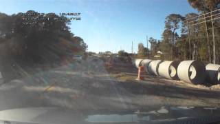 WARNING dash cam captures video of dog being run over [upl. by Johnstone604]