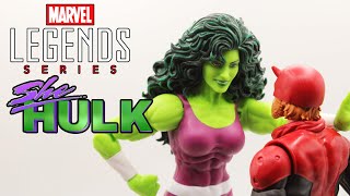 MARVEL LEGENDS SheHulk  Iron Man Retro Wave Action Figure Review [upl. by Spracklen692]