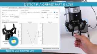 Robotiq 2finger 85 Adaptive Robot Gripper  Control features [upl. by Ocisnarf]