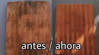 Restaurar madera  Aplicar Barniz en Madera  hazlo tu mismo [upl. by Bohon614]