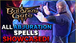 ALL Abjuration Spells and Summons in Baldurs Gate 3 [upl. by Sullivan]