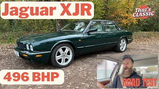 Jaguar XJR V8 Supercharged Test Drive 500 BHP  What [upl. by Wendel]