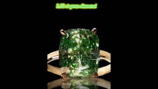 Most Expensive 252 ct green diamond [upl. by Cyrano]