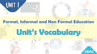 2BAC  Unit1  Vocabulary [upl. by Clute520]