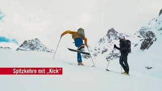 Skitourentipps  Teil 3 Geh und Abfahrtstechnik  Mein Montafon Expertentipp [upl. by Annohsed]