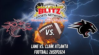 Lane vs Clark Atlanta College Football Game 28SEP2024 [upl. by Ahders]