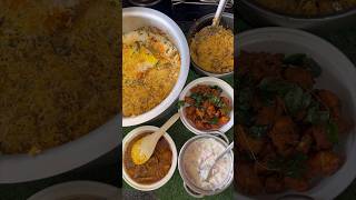 sundayspecial lunch recipes biryani chicken curry raita nonveg shorts ￼ [upl. by Yrkcaz246]