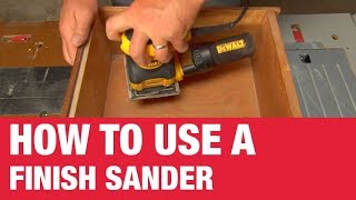 How To Use A Finish Sander  Ace Hardware [upl. by Radman]