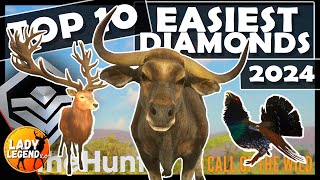 TOP 10 EASIEST DIAMONDS amp HOW to FIND THEM in 2024  Call of the Wild [upl. by Gaidano331]