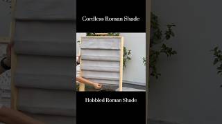 Hobbled cordless roman shadeblinds curtains blindsdesigners homedecor home drapery [upl. by Akenehs783]