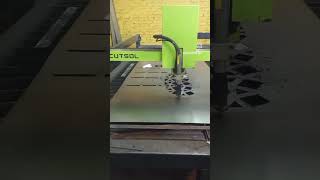 Corte de chapas diseño con plasma CNC [upl. by Deadman980]