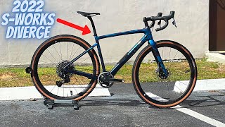 CAN THIS BIKE DO ROAD AND GRAVEL 2022 SPECIALIZED SWORKS DIVERGE GRAVEL BIKE [upl. by Rettke327]