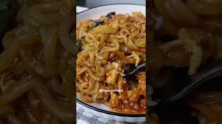 resep mukbang masak AYAM GORENG DAN MIE YU ORENG [upl. by Einwat]