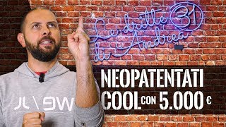 Neopatentati 3 auto cool a 5000 euro  Le dritte di Andrea [upl. by Joanie665]