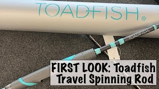 FIRST LOOK Toadfish Travel Spinning Rod [upl. by Sheepshanks]