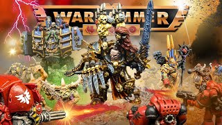 2nd Edition 40k Blood Angels VS Black Legion [upl. by Chenee536]