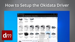 How to Setup the Okidata Driver with DeskManager [upl. by Berlyn]