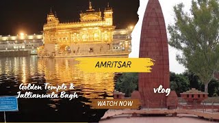 Amritsar  Golden Temple  Jallianwala Bagh Vlog [upl. by Hillegass]