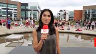 MontrealTV  Yoga en plein air  Centropolis avec Virginie Coossa [upl. by Hola986]