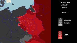 VistulaOder Offensive Every Day WW2 [upl. by Yk]