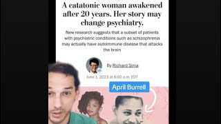 Patient awakens from catatonic state after 20 yrs aprilburrell lupus encephalitis schizophrenia [upl. by Cash]