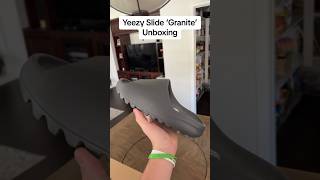 Yeezy Slide ‘Granite’ Unboxing and Review [upl. by Cohbath]