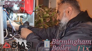 Biasi boiler diagnosis and repair no ignition E01 flashing birmingham Domestic and Commercial [upl. by Ecinehs]