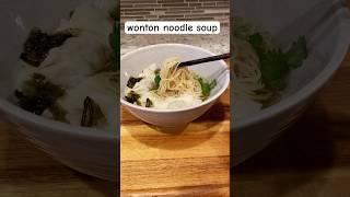 Wonton noodle soup in 5 mins 云吞面cooking chinesecuisine recipe easyrecipe noodleswonton [upl. by Halilahk289]