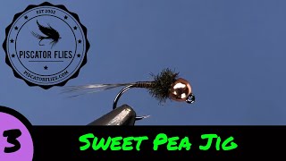 Fly Tying Doug Ouellettes Sweet Pea Jig Trout Fly  Piscator Flies Live 3 [upl. by Oca18]