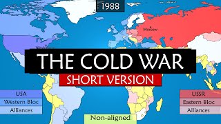 The Cold War  Summary on a Map [upl. by Pierette]