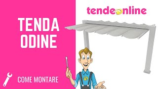 Come montare Tenda Design ODINE  Tendeonline [upl. by Ellene]