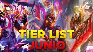 LOS MEJORES HEROES DEL METATIER LIST JUNIO 2024 😱  MOBILE LEGENDS ESPAÑOL [upl. by Sanfo]