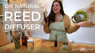 How to Make a Natural Reed Diffuser [upl. by Islehc]