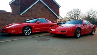 92 Pontiac Trans Am vs 95 Pontiac Trans Am cold starts  TPI  LT1  Firebird [upl. by Damali]