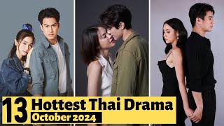 10 Hottest New Thai Drama releases in October 2024  Thai Drama 2024 fainamkang highschoolfrenemy [upl. by Ainatnas912]