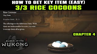 3 RICE COCOONS Locations Guide  How to Get RICE COCOONS Quest Item  Black Myth Wukong [upl. by Marl]