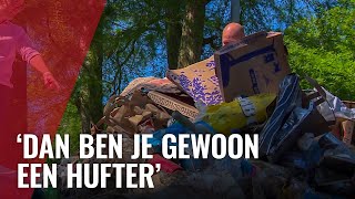 Afvalbergen zijn dagelijkse kost in het Vondelpark [upl. by Fiske391]