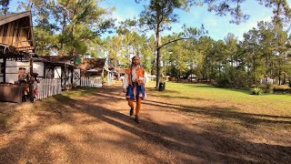 Starting at a sewing machine meet the Jester of Louisiana Ren Fest [upl. by Srevart]