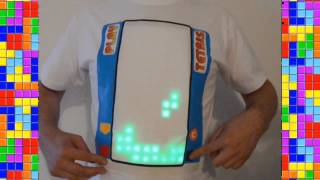 Play tetris on a Tshirt [upl. by Allerim]