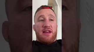 Justin Gaethje REACTS to Islam Makhachev Calling out Dustin Poirier  UFC 300 [upl. by Anitirhc]